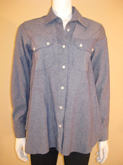 Boyfriend/Girlfriend Chambray Button Down